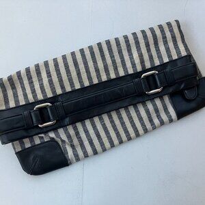 Club Monaco Fold-Over Linen Clutch